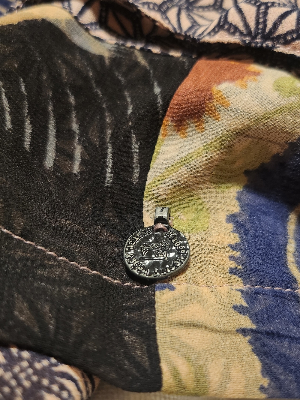 Scotch & Soda Multicolor Patchwork Drawstring Shorts - Picture 4 of 5